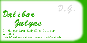 dalibor gulyas business card